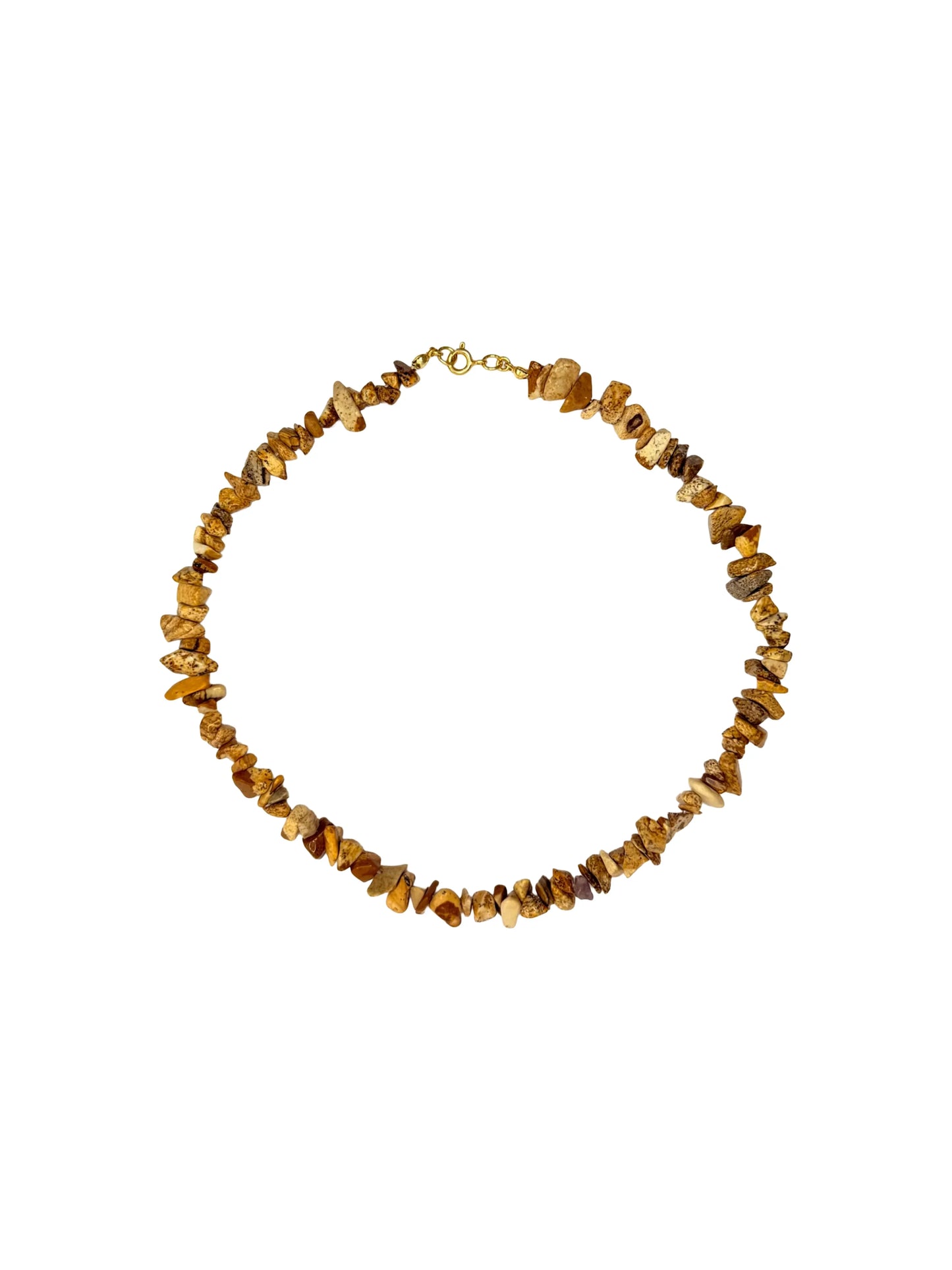 Colar Pedra Jaspe Landscape