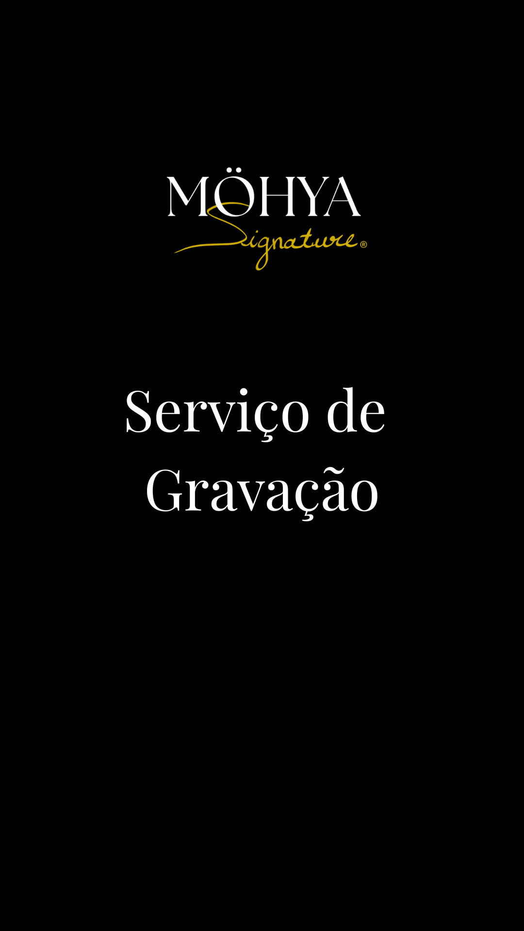 Gravação Personalizada — texto até 10 caracteres