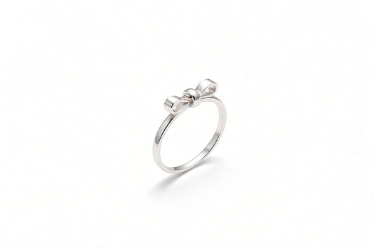 Anillo COQUËTTE - Diseño de Lazo en Plata 925