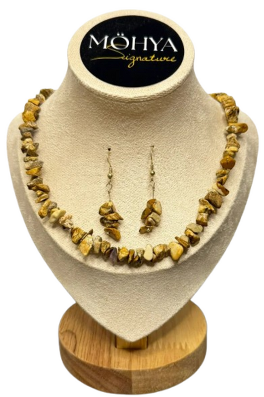 Conjunto Jaspe Landscape – Estabilidade, Criatividade e Conexão com a Terra | Prata Dourada