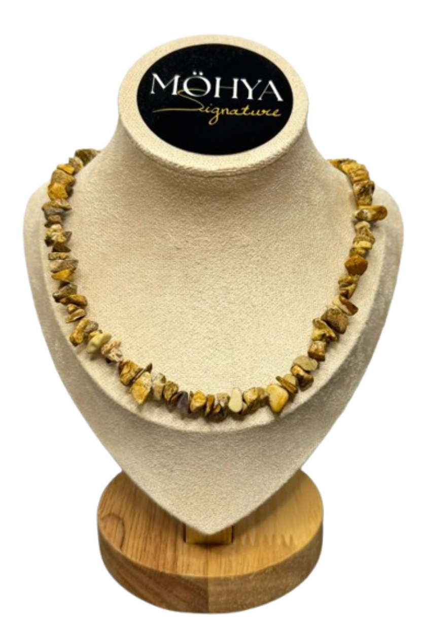 Jasper Landscape Necklace – Stability, Creativity and Connection with the Earth | MÖHYA Signature