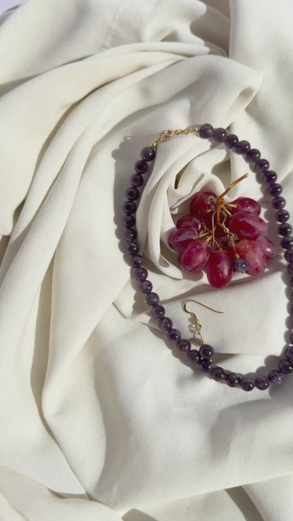 Amethyst Set - Intuition and Serenity | Gold-Plated Silver