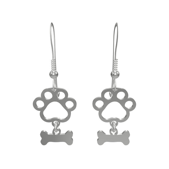 Modelo 3D dos Brincos FIDËLIS em prata 925 — Coleção DÖG, MÖHYA Signature®